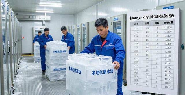 六安降温冰块多少钱一吨？本地制冰厂报价来了