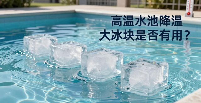 六安高温水池降温大冰块，到底管不管用？